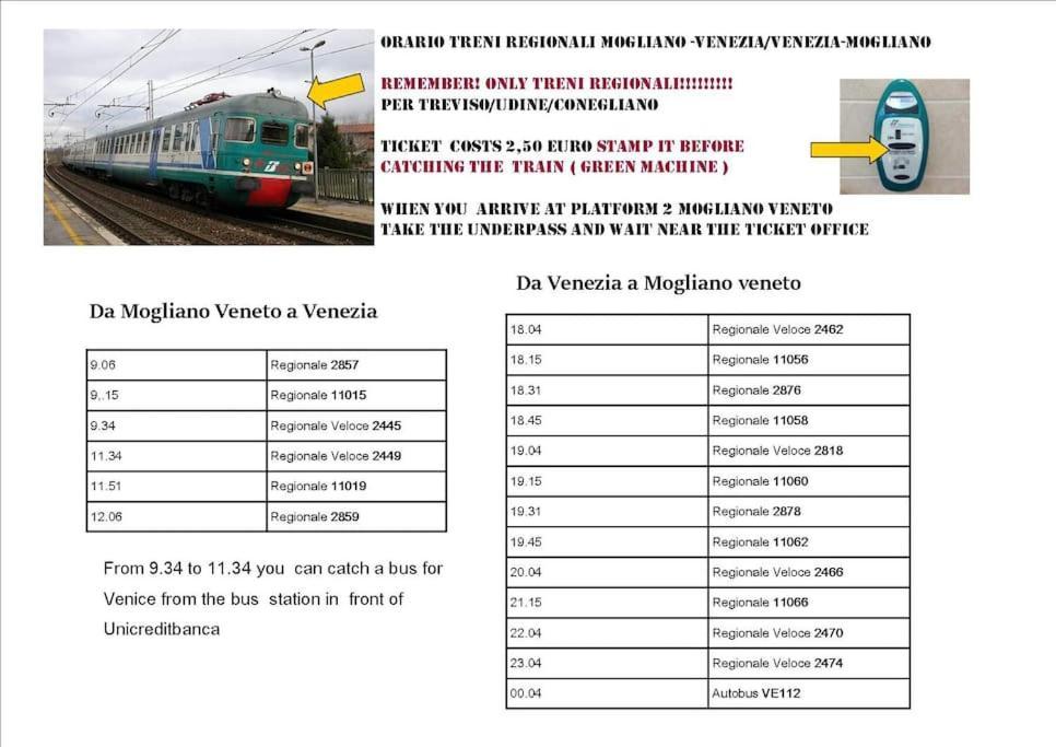 1 Stanza Aeroporto Venezia - Ricarica Elettrica Διαμέρισμα Mogliano Veneto Εξωτερικό φωτογραφία